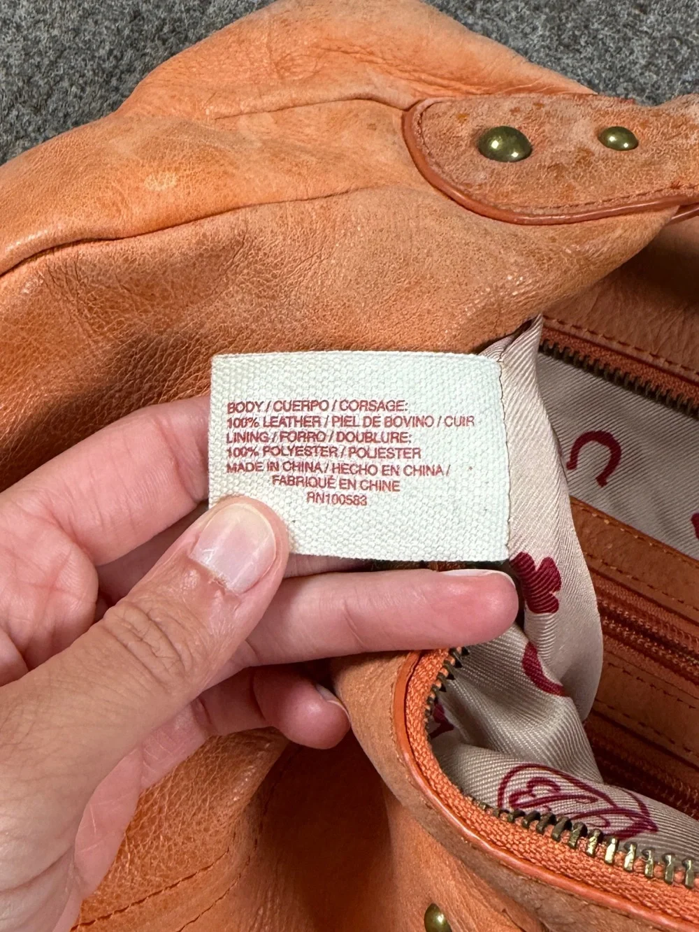 Orange bag